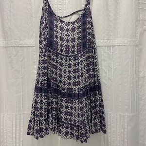 Brandy Melville Floral Open-back Mini Dress